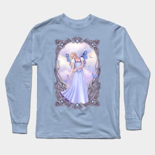 Opal Birthstone Fairy Long Sleeve T-Shirt